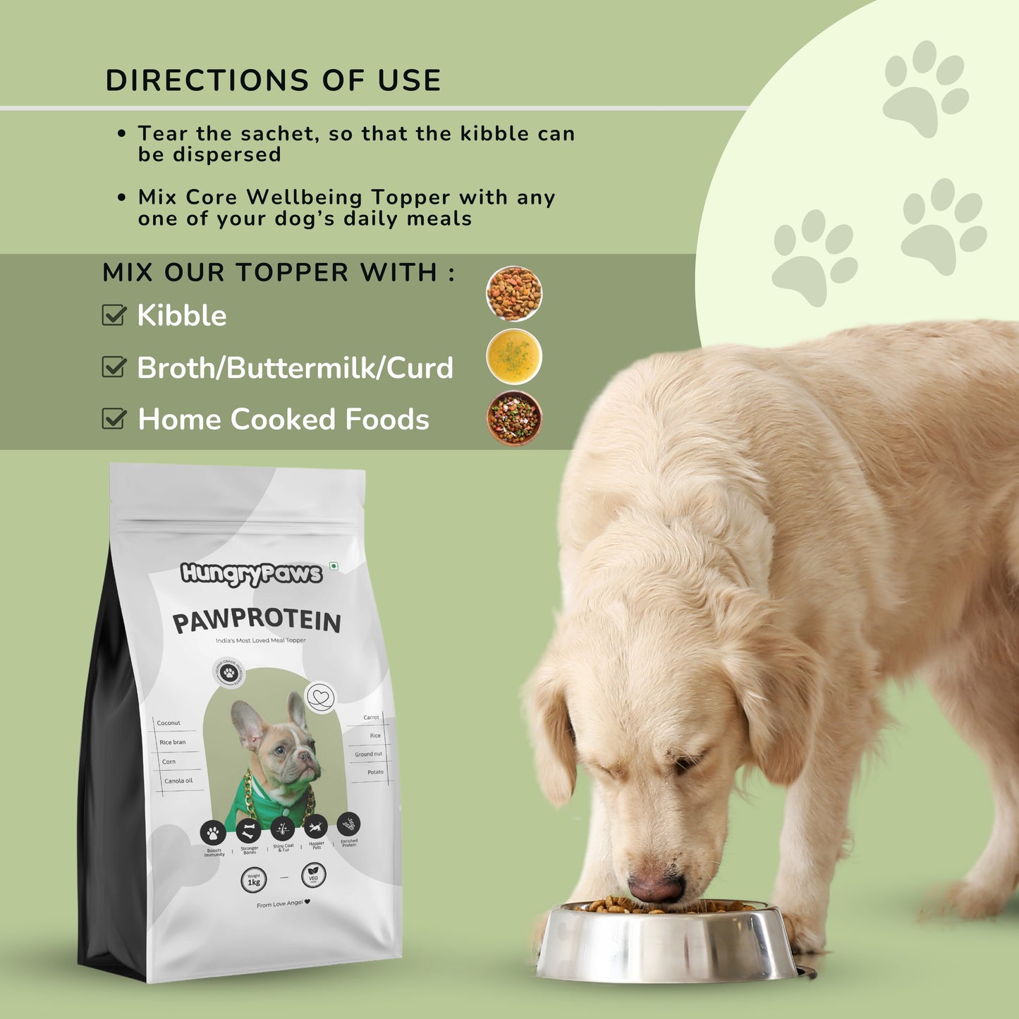 PAWPROTEIN - Vegetarian Meal Topper