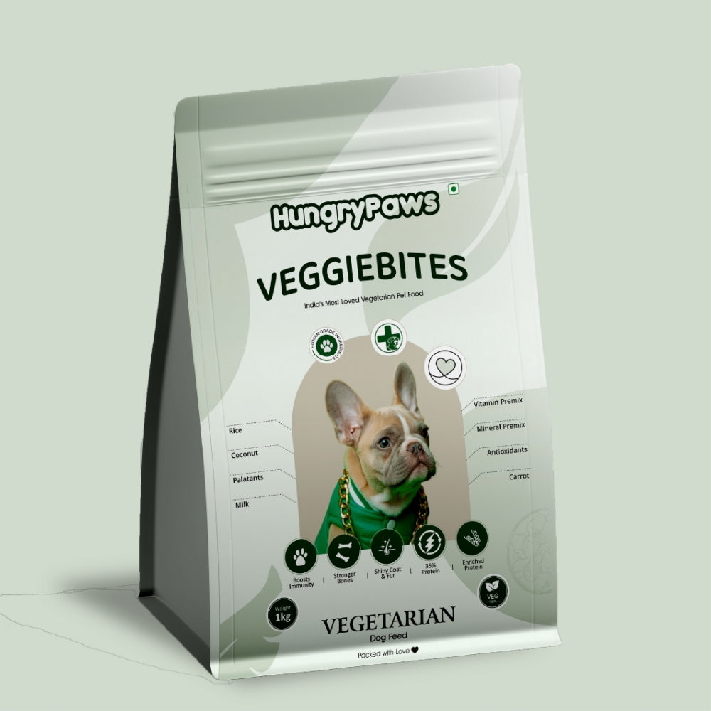 VeggieBites 100% Veg Dog Food For Adult Dogs