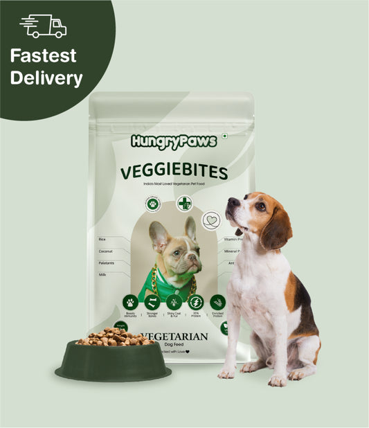 VeggieBites 100% Veg Dog Food For Adult Dogs